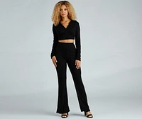 Preppy Vibe High Waist Pants