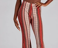 Stylish Tribe High-Rise Flare Pants