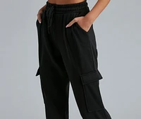 Ready To Chill Fleece Cargo Joggers