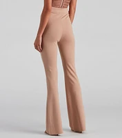 Office Ponte Flare Trouser Pants