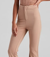 Office Ponte Flare Trouser Pants