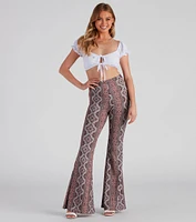 Boho Flare High Rise Pants