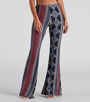 Boho Flare High Rise Pants