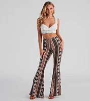 Faraway Lands Boho Flare Pants