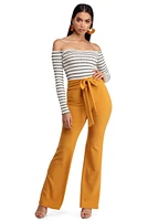 Sealed With Style Tie-Waist Pants