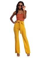 Sealed With Style Tie-Waist Pants