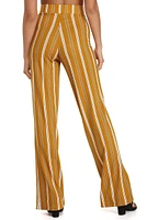 Stylish And Striped Wide Leg Pants