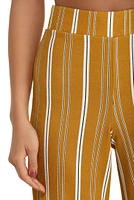 Stylish And Striped Wide Leg Pants