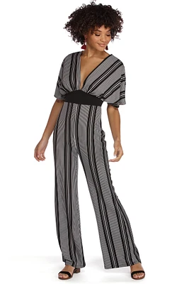 Get It Right Stripes Jumpsuit