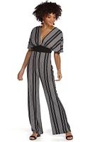 Get It Right Stripes Jumpsuit