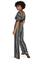 Get It Right Stripes Jumpsuit