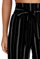 High Waist Striped Pants