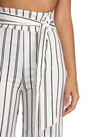 High Waist Striped Pants