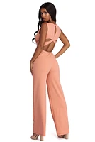 Sweet Ambition Open Back Jumpsuit