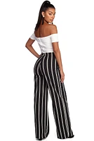 Go Getter Striped Jumpsuit