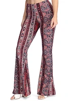 Boho Wanderer Paisley Flared Pants