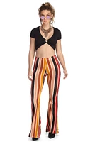 Boho Wanderer Paisley Flared Pants