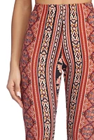 Boho Wanderer Paisley Flared Pants