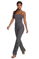 Sophisticated Stripes Jumpsuit