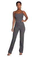 Sophisticated Stripes Jumpsuit