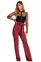 Sealed With Style Tie Waist Pants