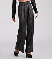 Trending Satin High Rise Pants