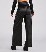 Trending Satin High Rise Pants