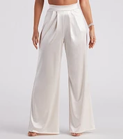 Trending Satin High Rise Pants