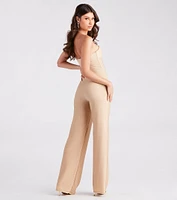 Glitter Is All It Takes Wide-Leg Jumpsuit