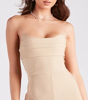 Glitter Is All It Takes Wide-Leg Jumpsuit
