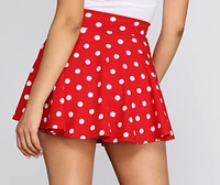 Miss Mouse Polka Dot Skort
