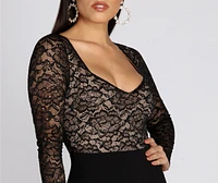 Lace Celebrate Skater Romper