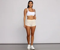 Trendy Vibe Velvet Shorts