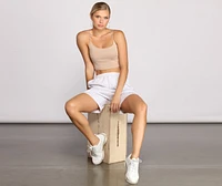 French Terry Knit Shorts
