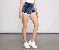 Keep It Trendy Velvet Shorts