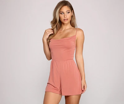 Casual Vibes Sleeveless Knit Romper