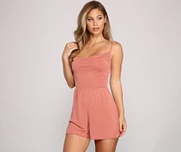 Casual Vibes Sleeveless Knit Romper