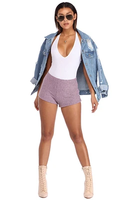 Cozy Brushed Shorts