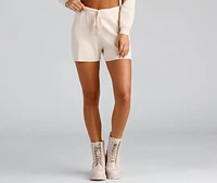 Lounge Style Drawstring Shorts