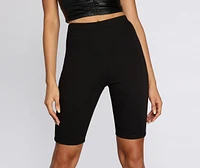 Feelin' Trendy Biker Shorts