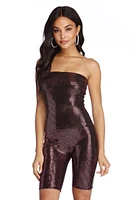 Party Snack Sequin Romper