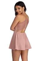 Sparkle Queen Knit Romper