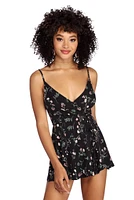 Reign Floral Romper