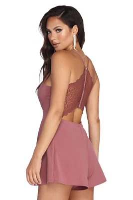 Playful Lace Romper