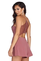 Playful Lace Romper