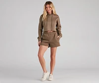 Casual Trendsetter Fleece Shorts