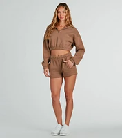 Weekend Loading High-Rise Fleece Shorts