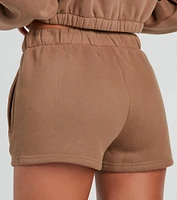 Weekend Loading High-Rise Fleece Shorts
