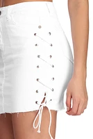 All Laced Up Mini Skirt