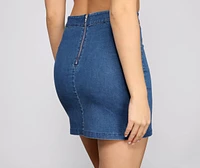 Essential Staple Denim Mini Skirt